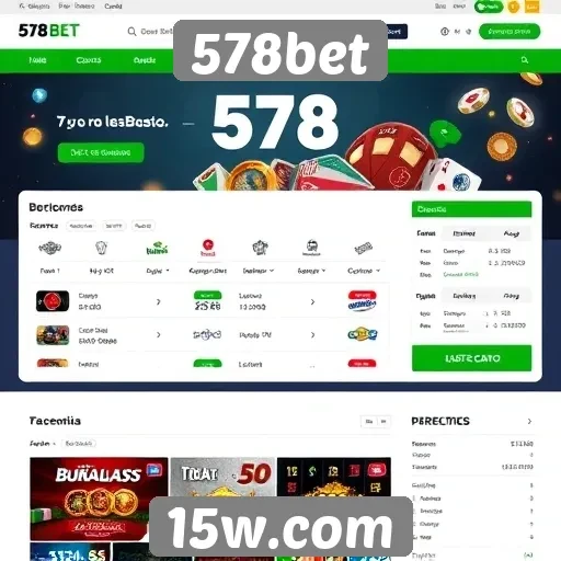 Interface do site 578bet revisada para melhor usabilidade